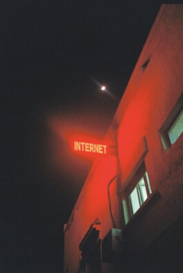  Grinning by Julius Bauer